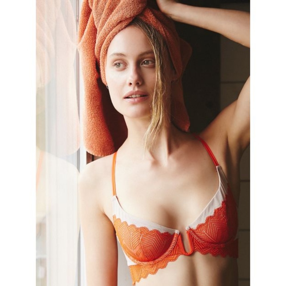 💕SOLD💕 FP 36B NWT Heatbeats Underwire Orange - Picture 7 of 8